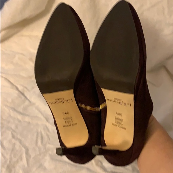 LK Bennett Burgundy Ankle Boots - Picture 3 of 4